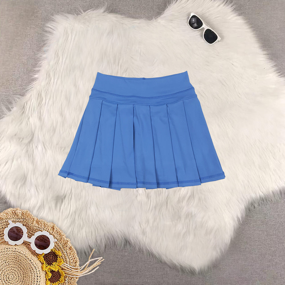 RTS Sibling baby girls clothes yoga solid color summer shorts skirts