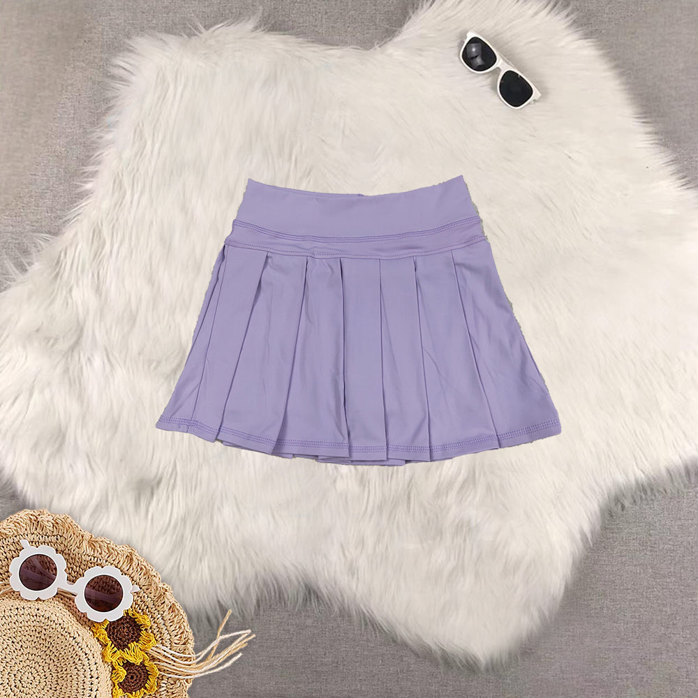 RTS Sibling baby girls clothes yoga solid color summer shorts skirts