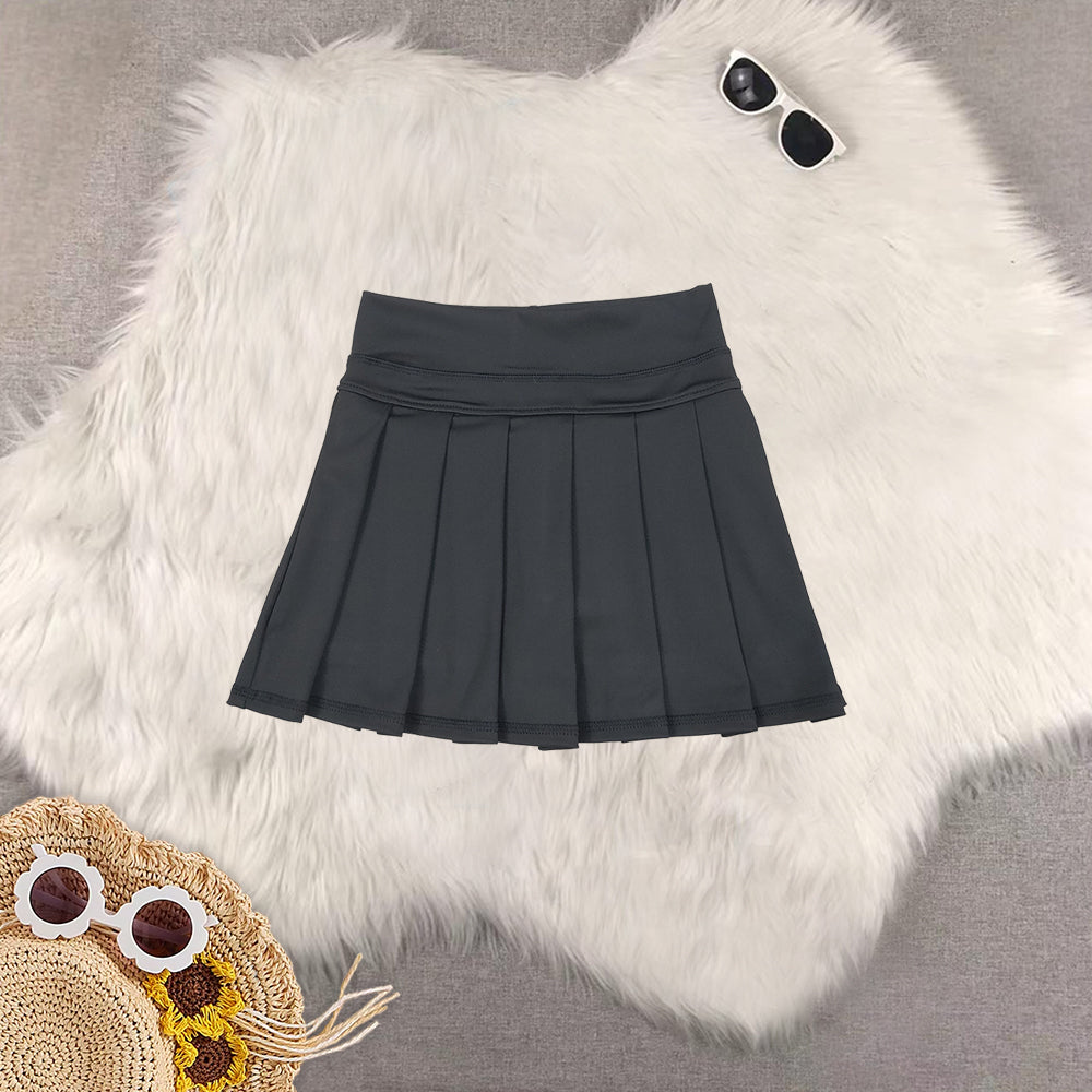 RTS Sibling baby girls clothes yoga solid color summer shorts skirts