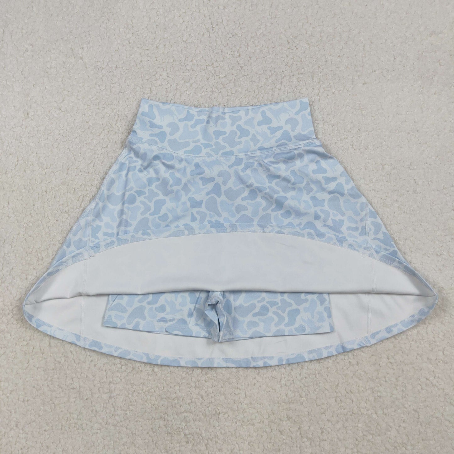 RTS NO MOQ Sibling Baby girl clothes and adult clothes yoga camouflage skirts and adult skirts