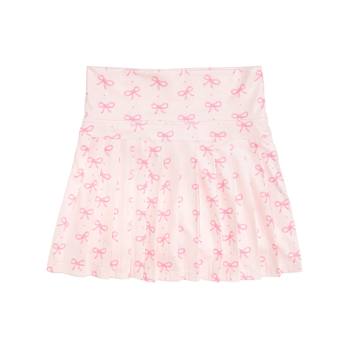 (Pre Order) No moq yoga fabric Baby Girls Cute Bows Polka Dots Pleated Skirt Shorts Bottom
