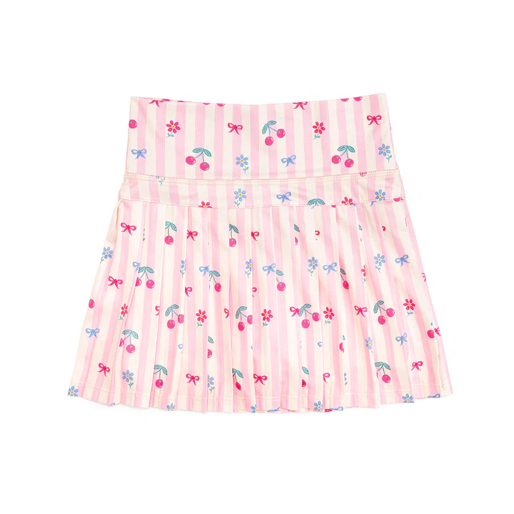 (Pre Order) No moq yoga fabric Baby Girls Cute Bows Polka Dots Pleated Skirt Shorts Bottom