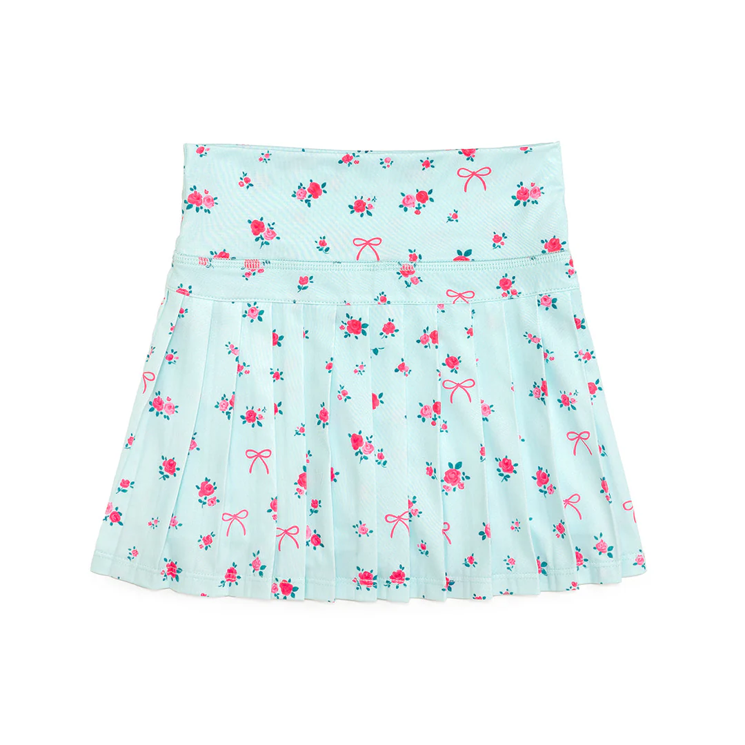 (Pre Order) No moq yoga fabric Baby Girls Cute Bows Polka Dots Pleated Skirt Shorts Bottom