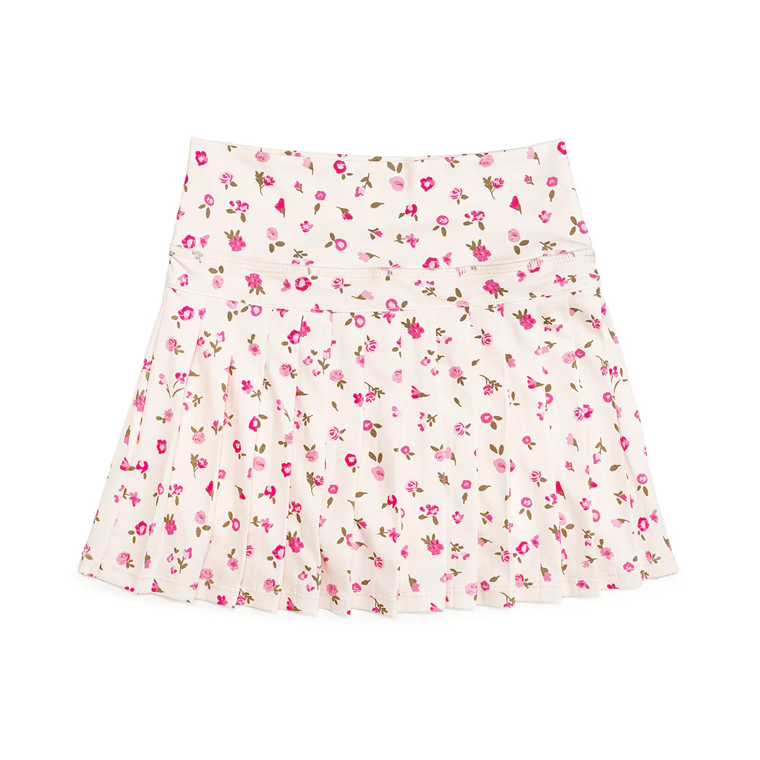 (Pre Order) No moq yoga fabric Baby Girls Cute Bows Polka Dots Pleated Skirt Shorts Bottom