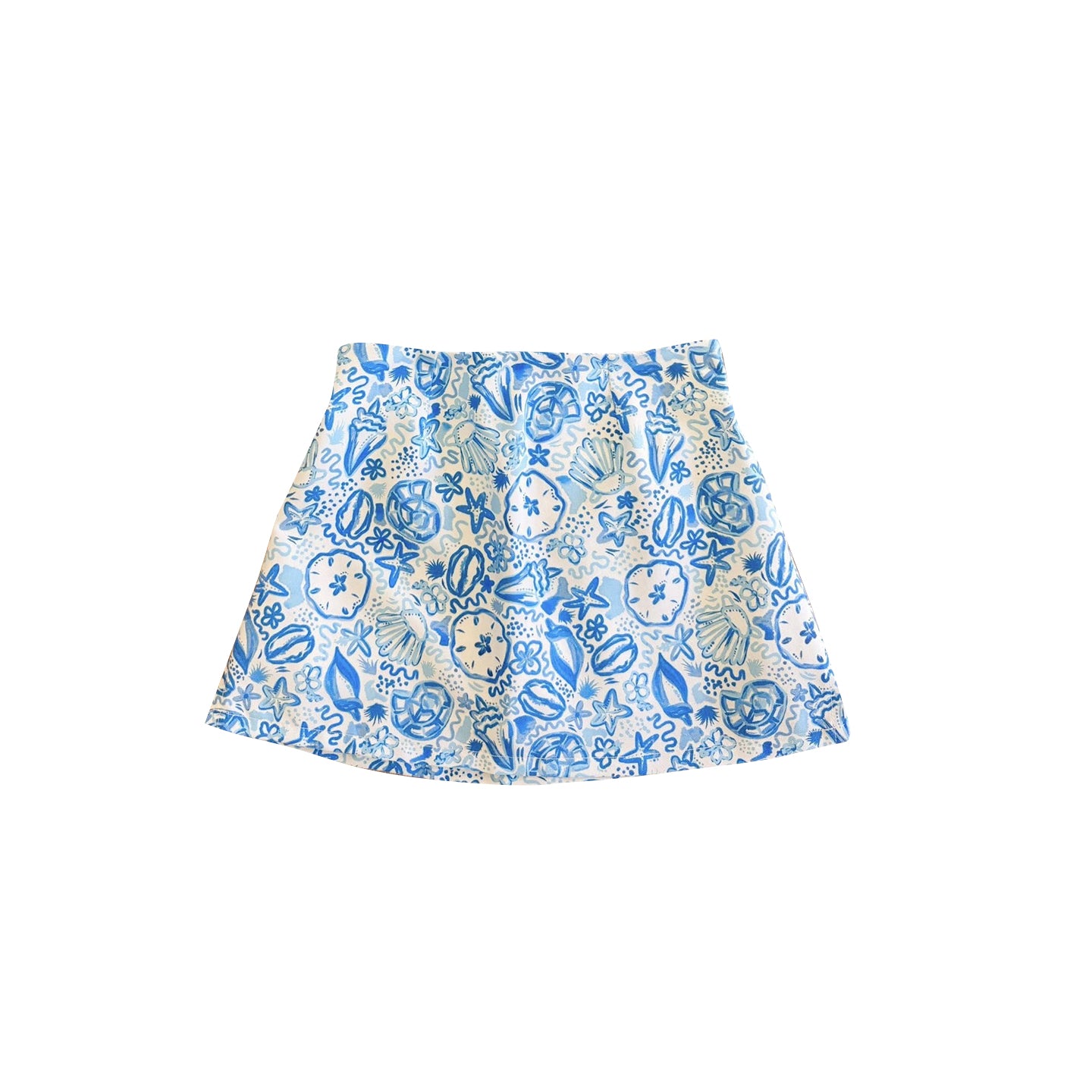 (Pre Order) No moq yoga fabric Baby Girls Print Yoga Skirt Summer Casual Clothes