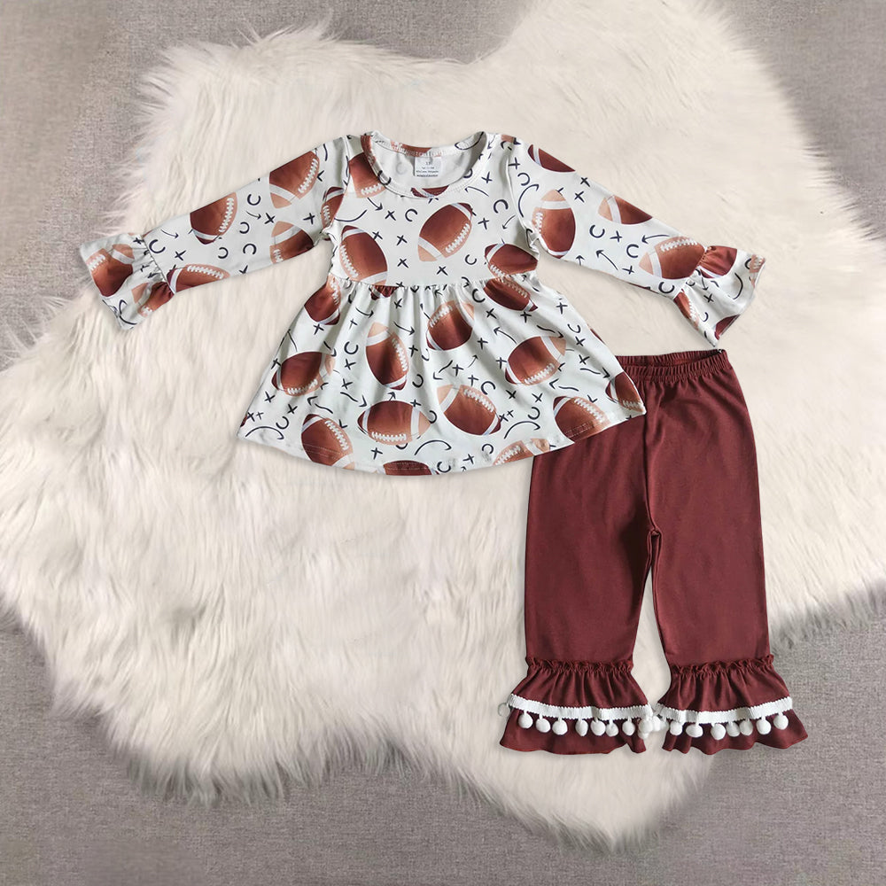 RTS NO MOQ Sibling Baby Girls clothes long sleeve pants Clothes Sets