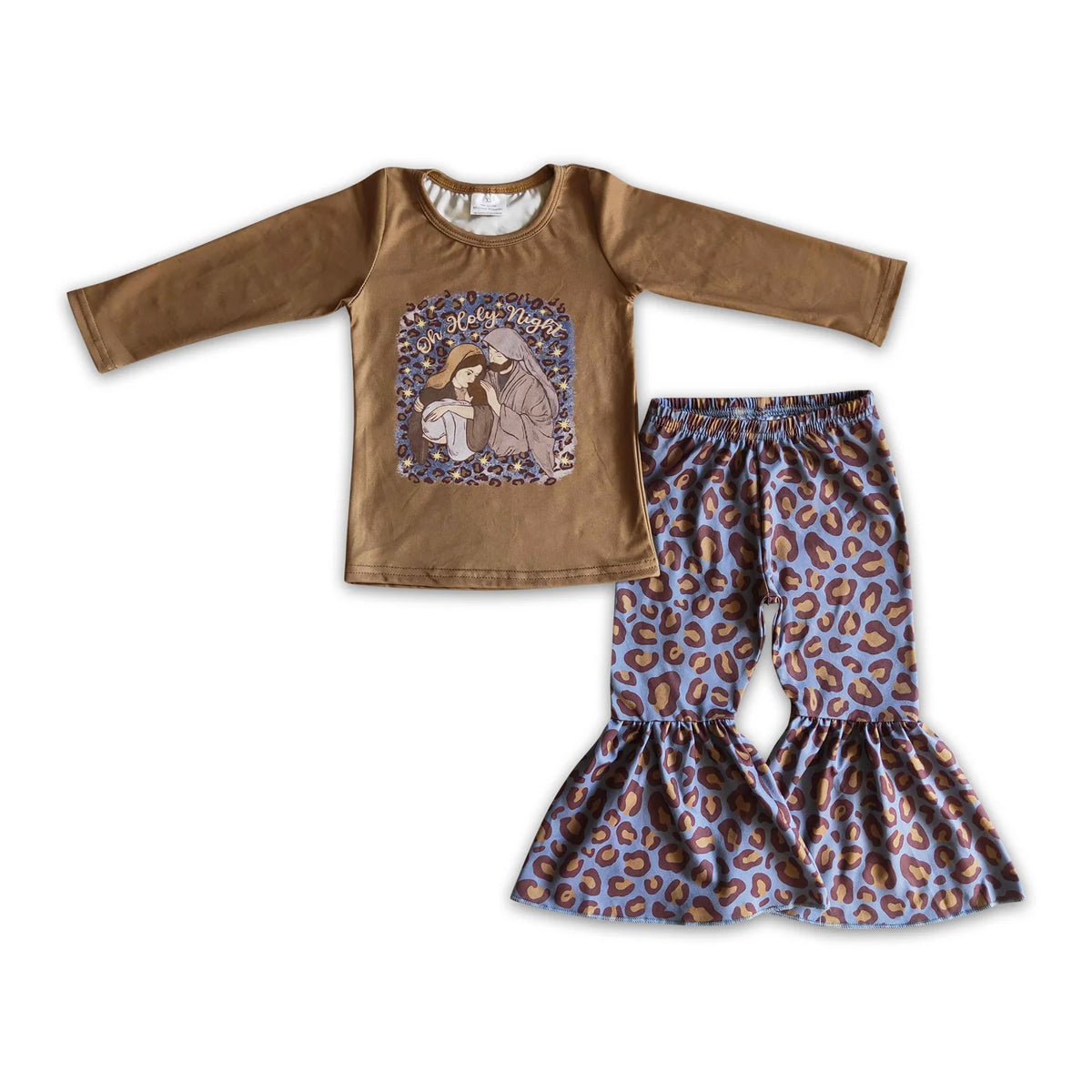 RTS NO MOQ Sibling Baby girl clothes Long Sleeve Pants Set and dress