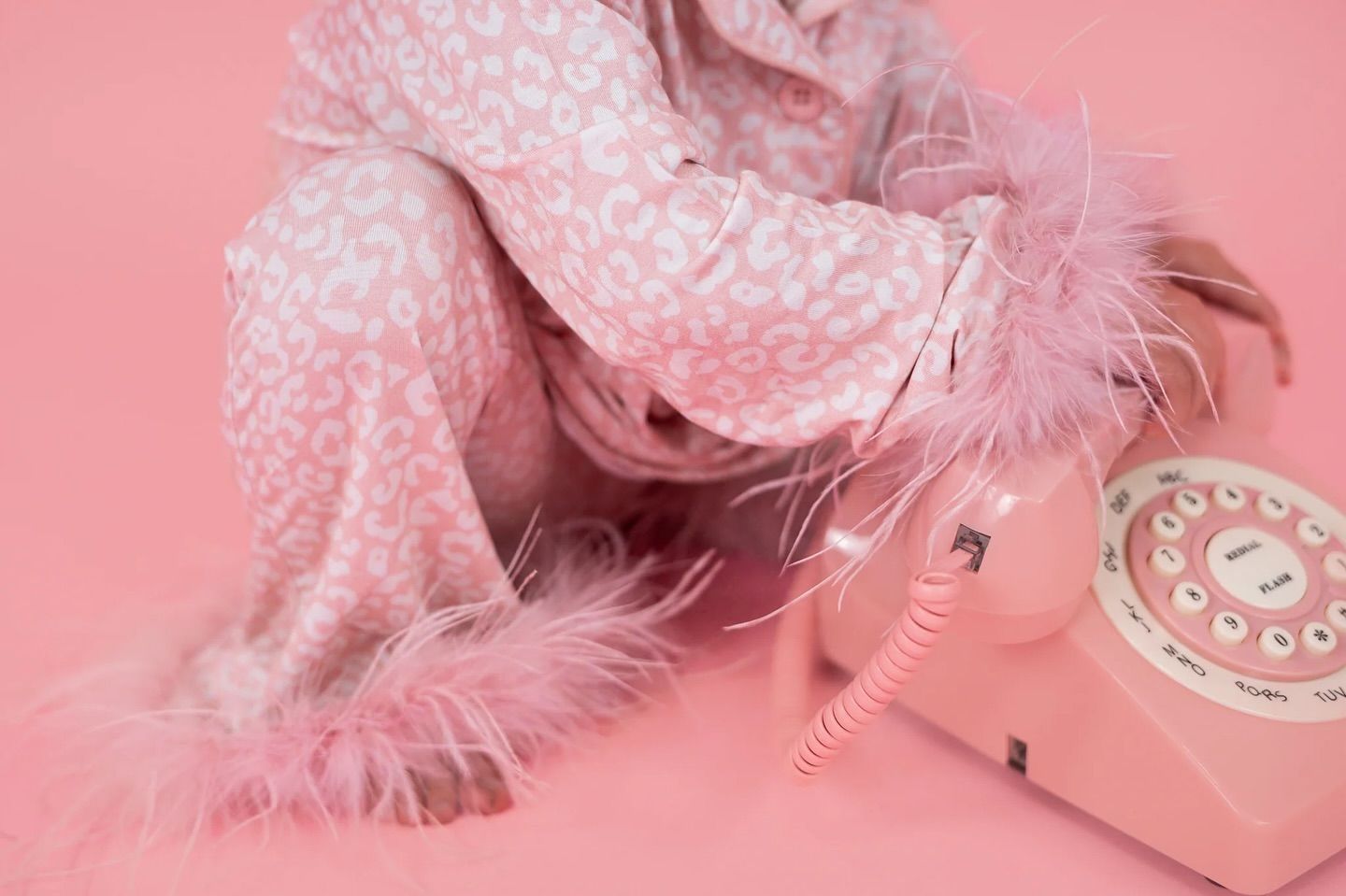 RTS NO MOQ ETA 5/7days arrived GLP1258 Plush edge leopard print pink long-sleeved trousers pajamas set