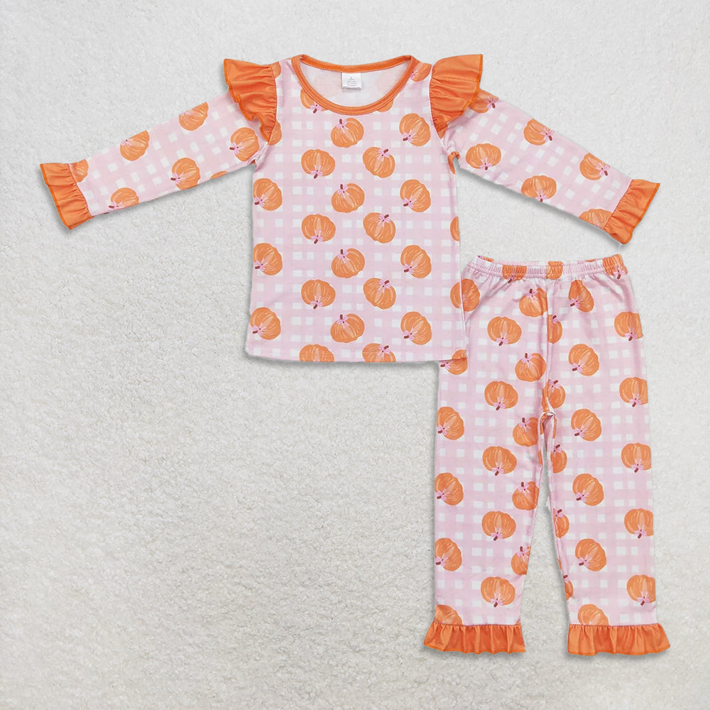 RTS NO MOQ Sibling Baby Girls clothes halloween Long Sleeve Pants Sets