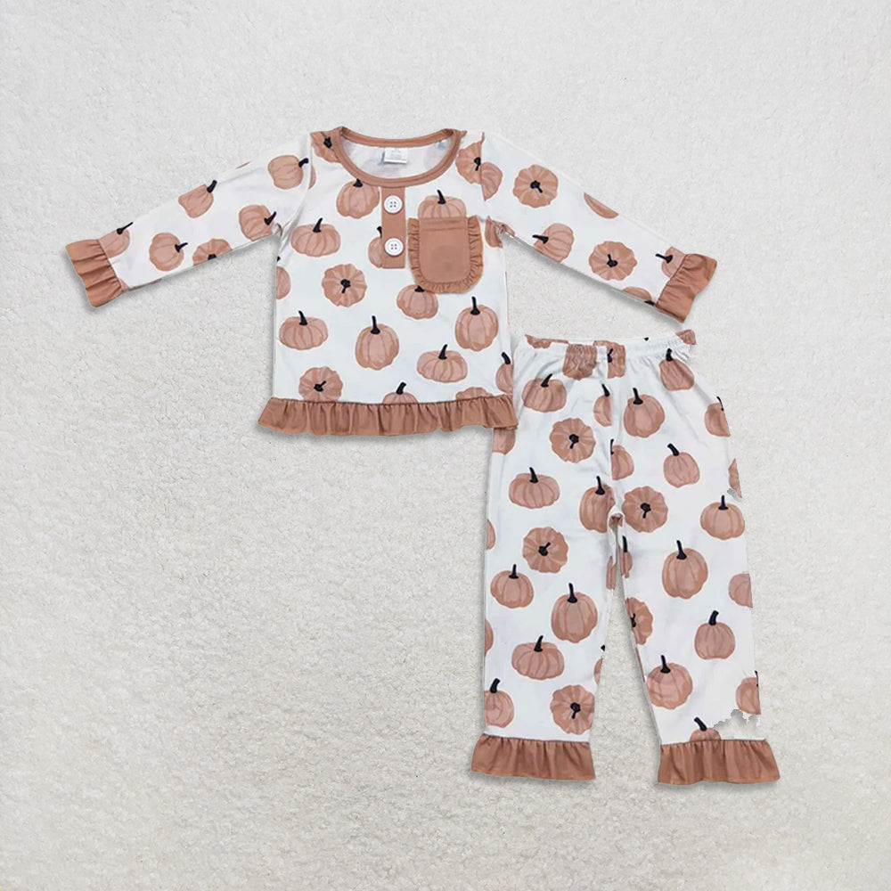 RTS NO MOQ Sibling Baby Girls clothes halloween Long Sleeve Pants Sets