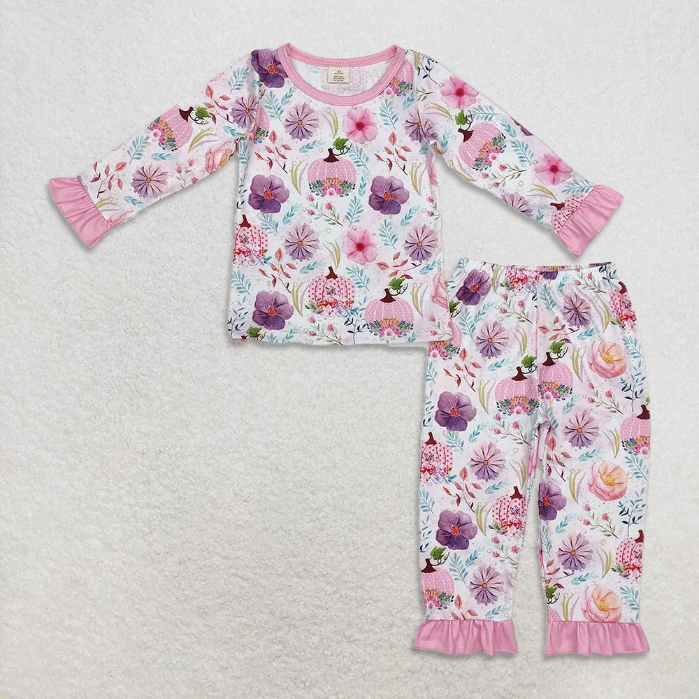 RTS NO MOQ Sibling Baby Girls clothes halloween Long Sleeve Pants Sets