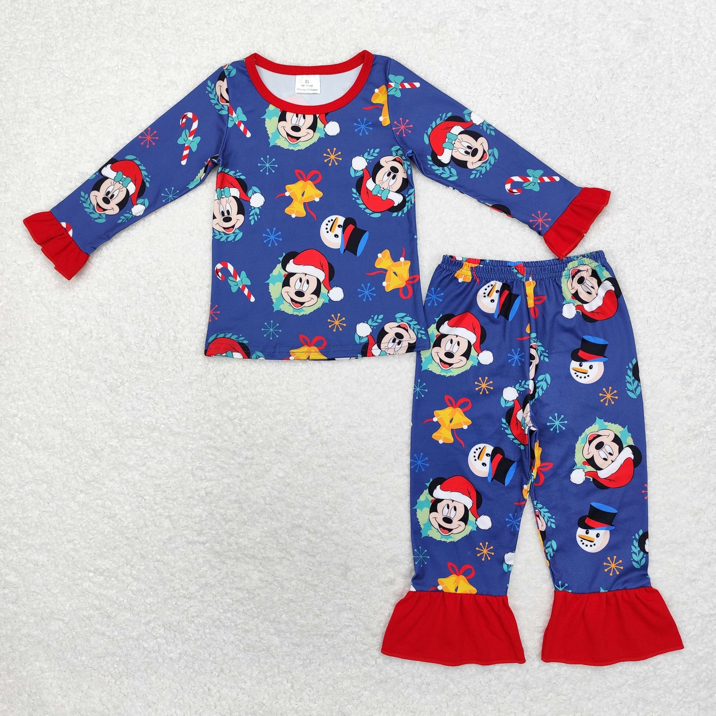 Cute Clothes  GLP1537 Baby Girls Christmas Top Pants Pajamas Clothes Sets