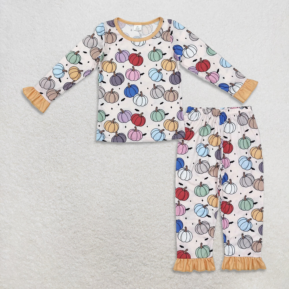 RTS NO MOQ Sibling Baby Girls clothes halloween Long Sleeve Pants Sets