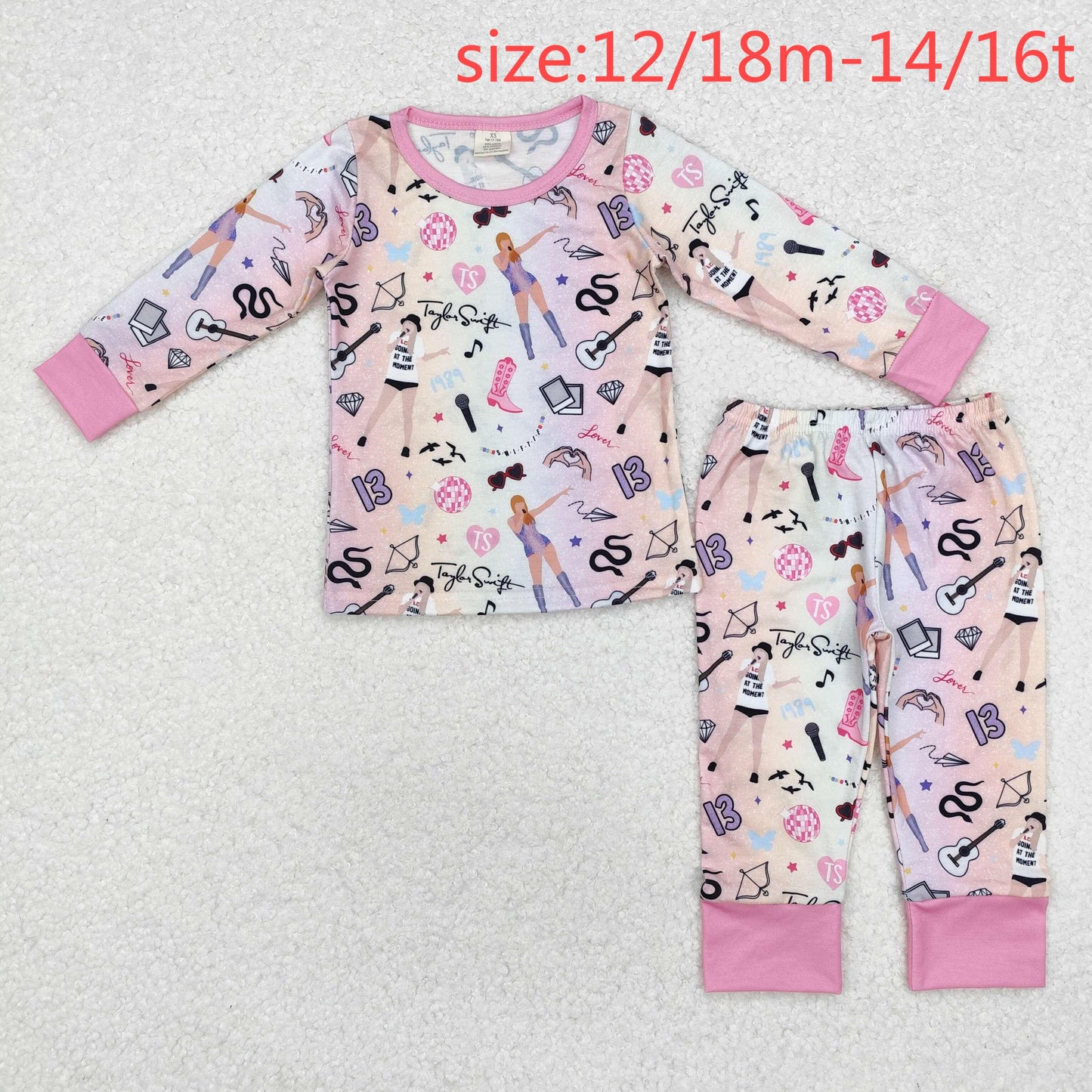 BAMBOO RTS NO MOQ ETA 5/7days arrived GLP1844 Taylor Modal Colored Long Sleeve Long Pants Pajama Set