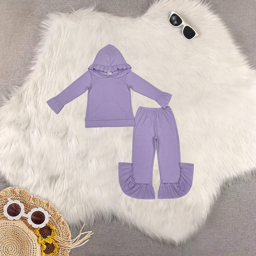 RTS NO MOQ Sibling Baby Girls clothes Long Sleeve Pants Sets