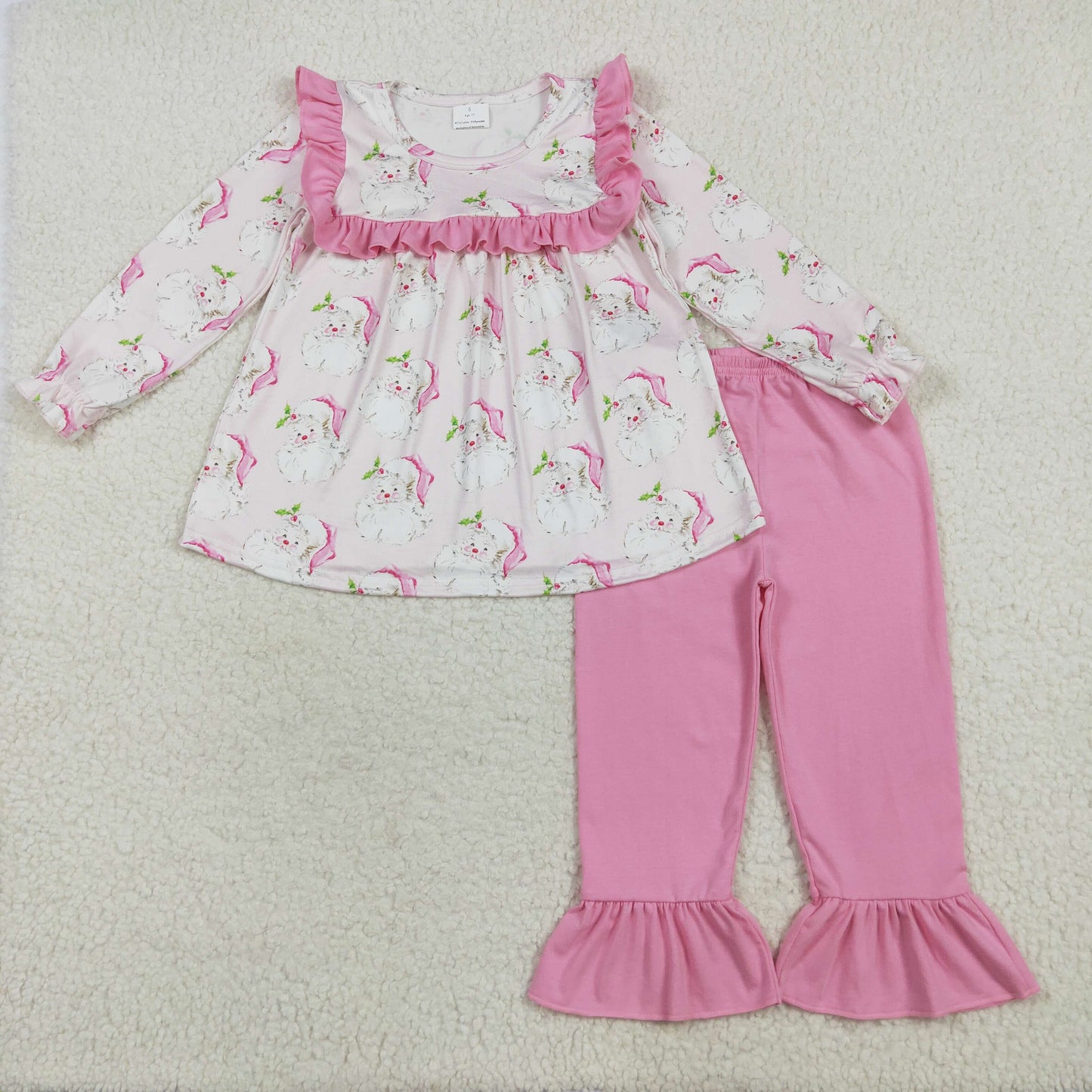 RTS Sibling baby girls clothes Christmas long Sleeve pants sets and rompers