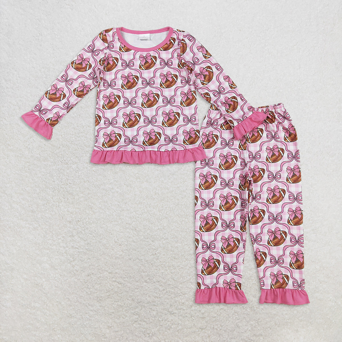RTS Sibling baby girl clothes bow long Sleeve pants sets and rompers