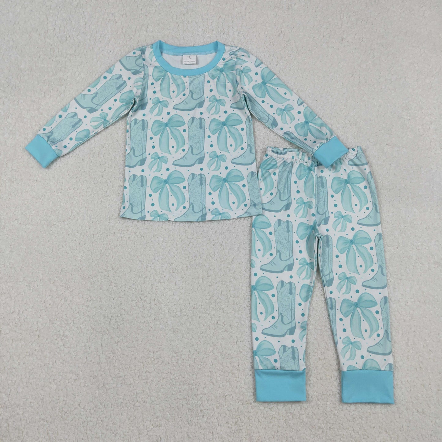 RTS NO MOQ Sibling Baby girls Clothes boots long-sleeved pants sets