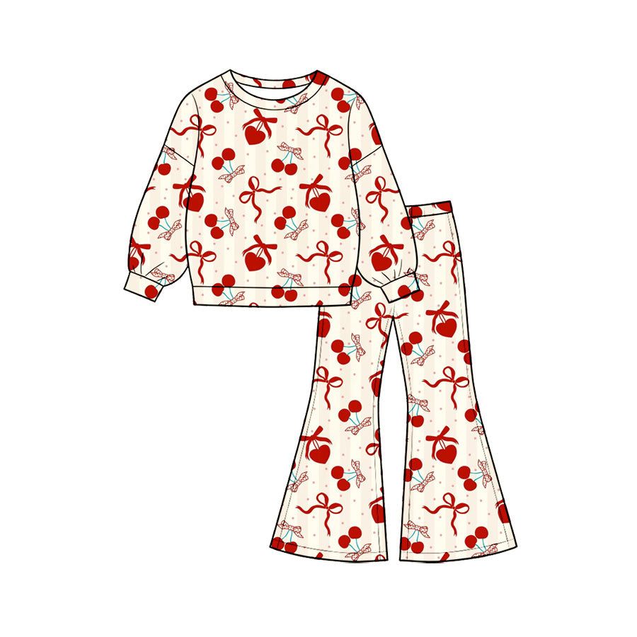 (Preorder new) No moq Baby Girls Pumpkin and Scallop-Edge Halloween 2 piece set