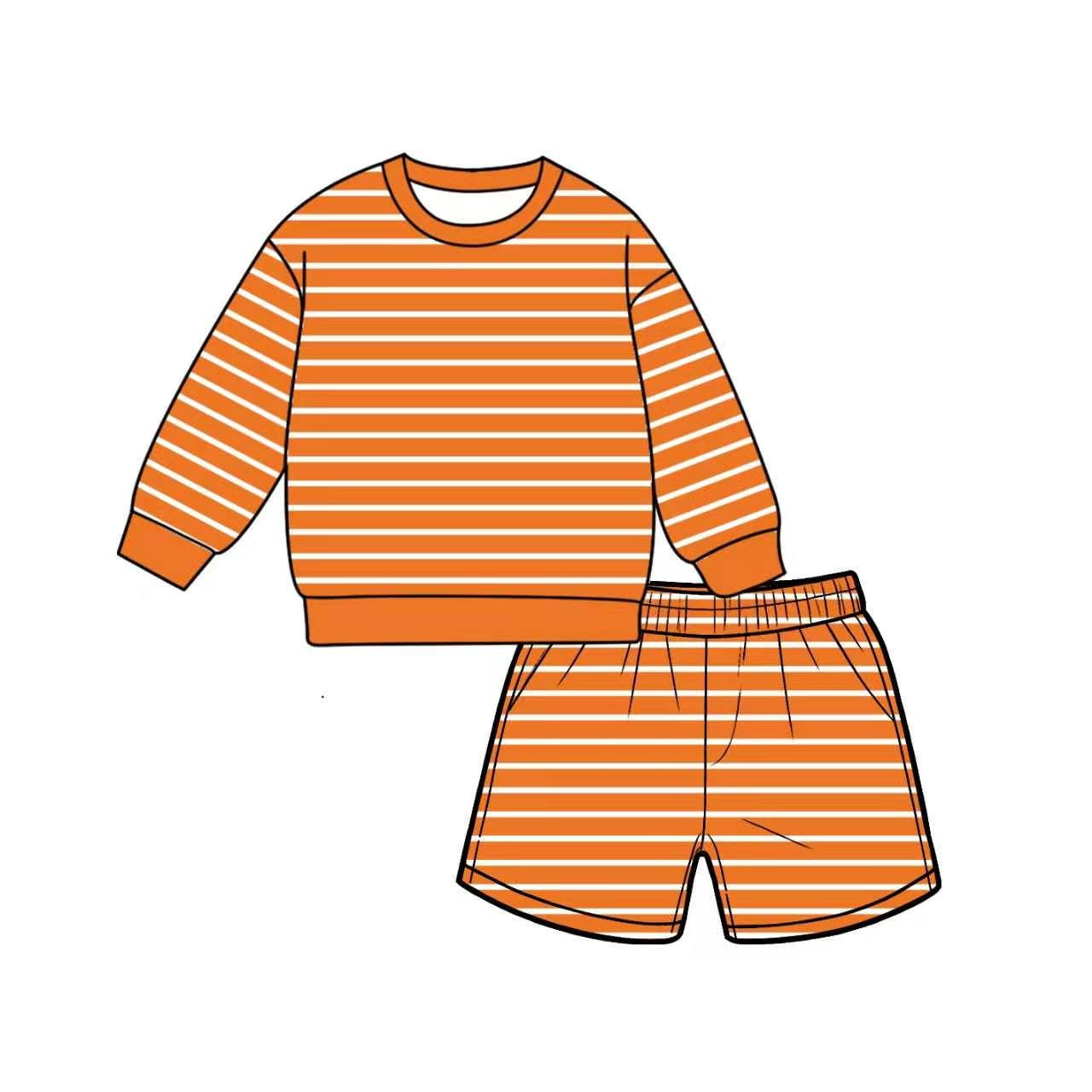 (Preorder new) No moq Adult Women Stripe Crew Neck Short Sleeve Shirt Top And Shorts Yoga Active Sports Clothes Set