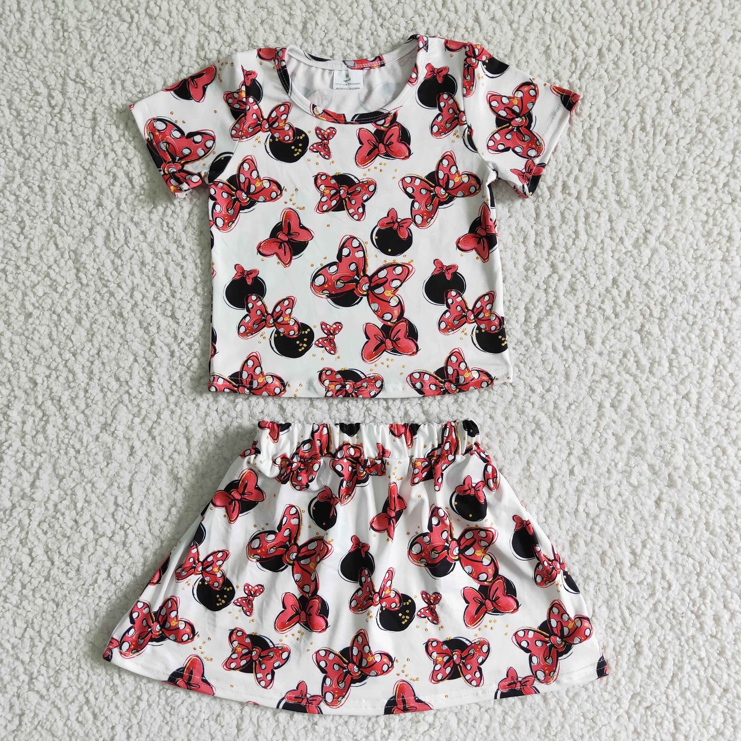 Cute Clothes GSD0067 Little girls bow summer clothing set