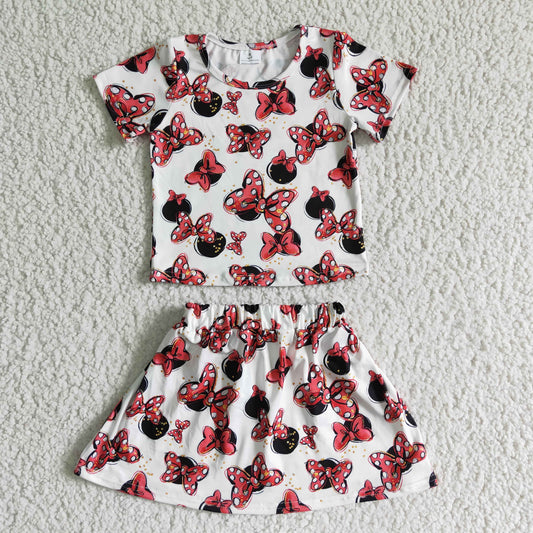 Cute Clothes GSD0067 Little girls bow summer clothing set