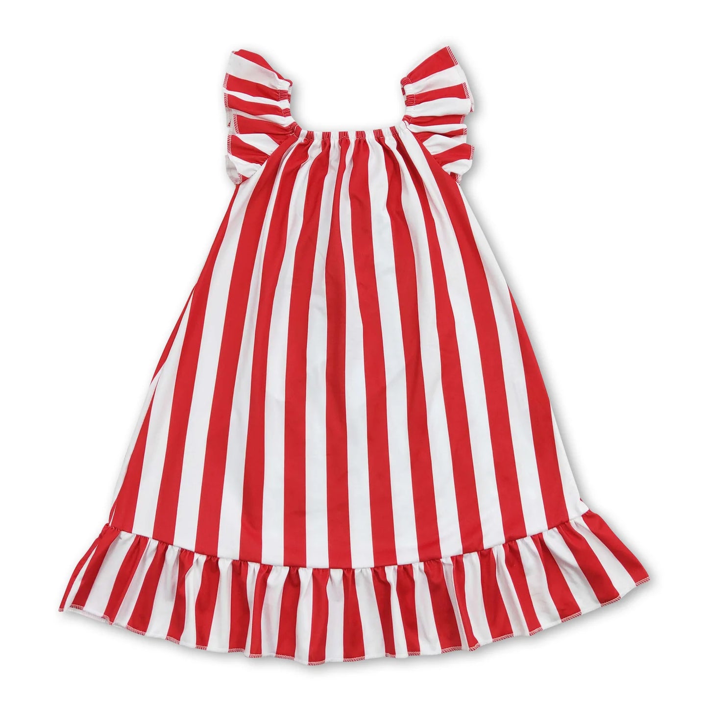 RTS NO MOQ Sibling milk silk Baby Boys And Girls Blue Short Sleeves Star Print Shirt Red Stripe Shorts Set Rompers Dresses 4th Of July Clothes
