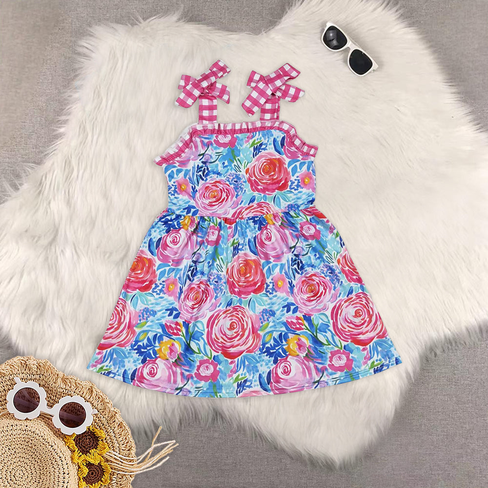 RTS Sibling Sbaby girls clothes Short Sleeve Shorts sets dress romper