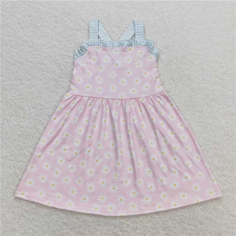 RTS NO MOQ Girls clothes floral short sleeve Clothes Sets dress romper