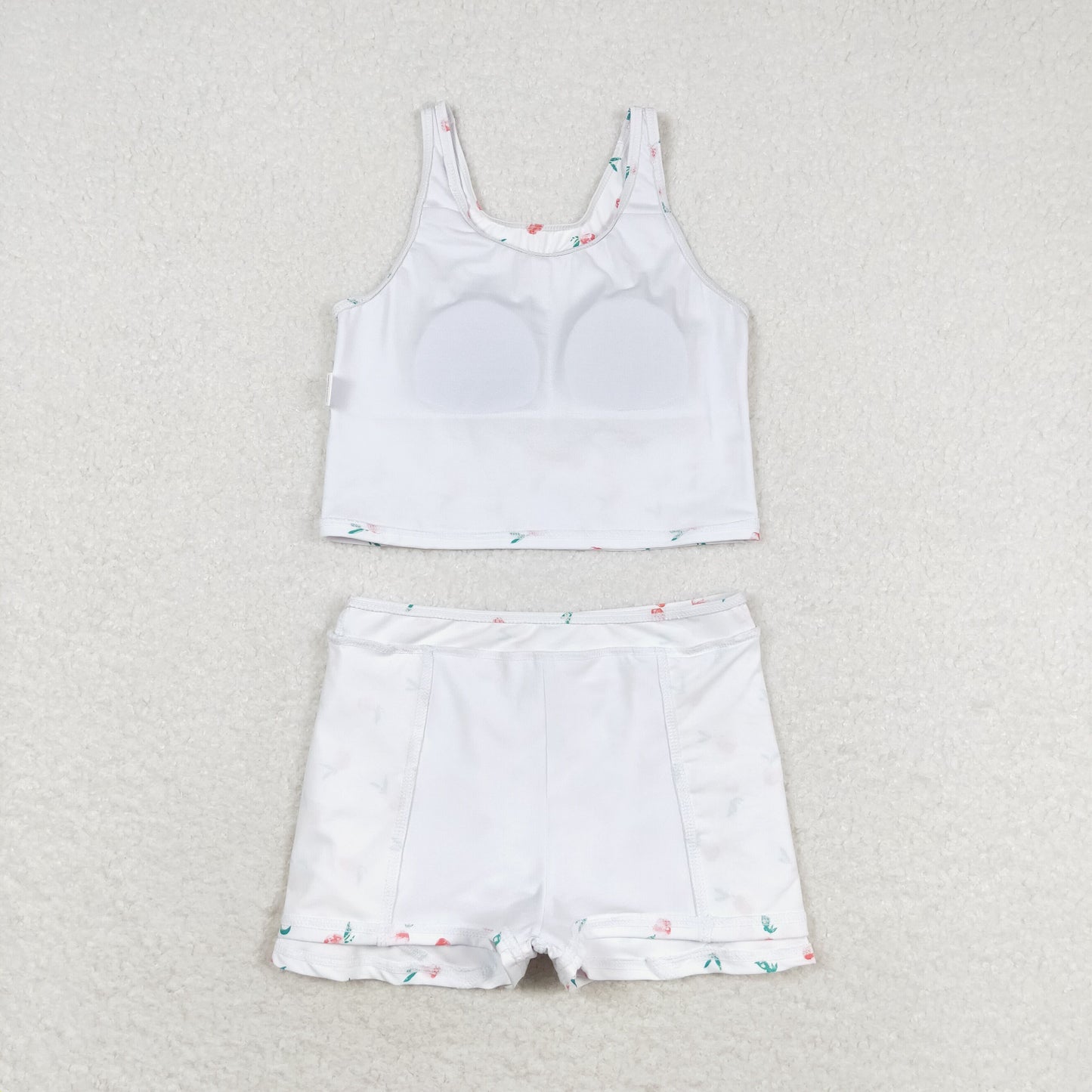 RTS NO MOQ baby girl clothes Short Skirt Set & Swimsuit