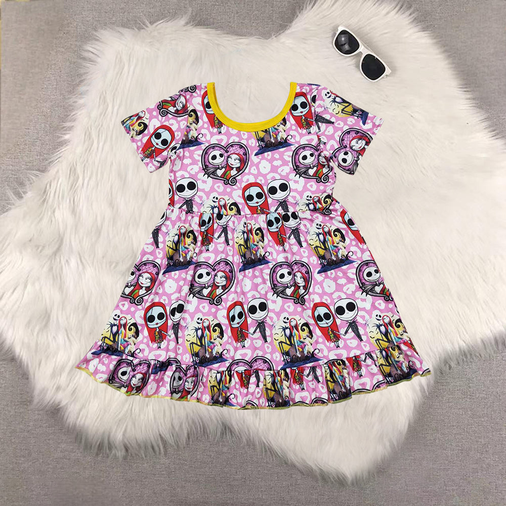 RTS NO MOQ Sibling Baby girls boy clothes Halloween shorts-sleeved trousers suits& rompers