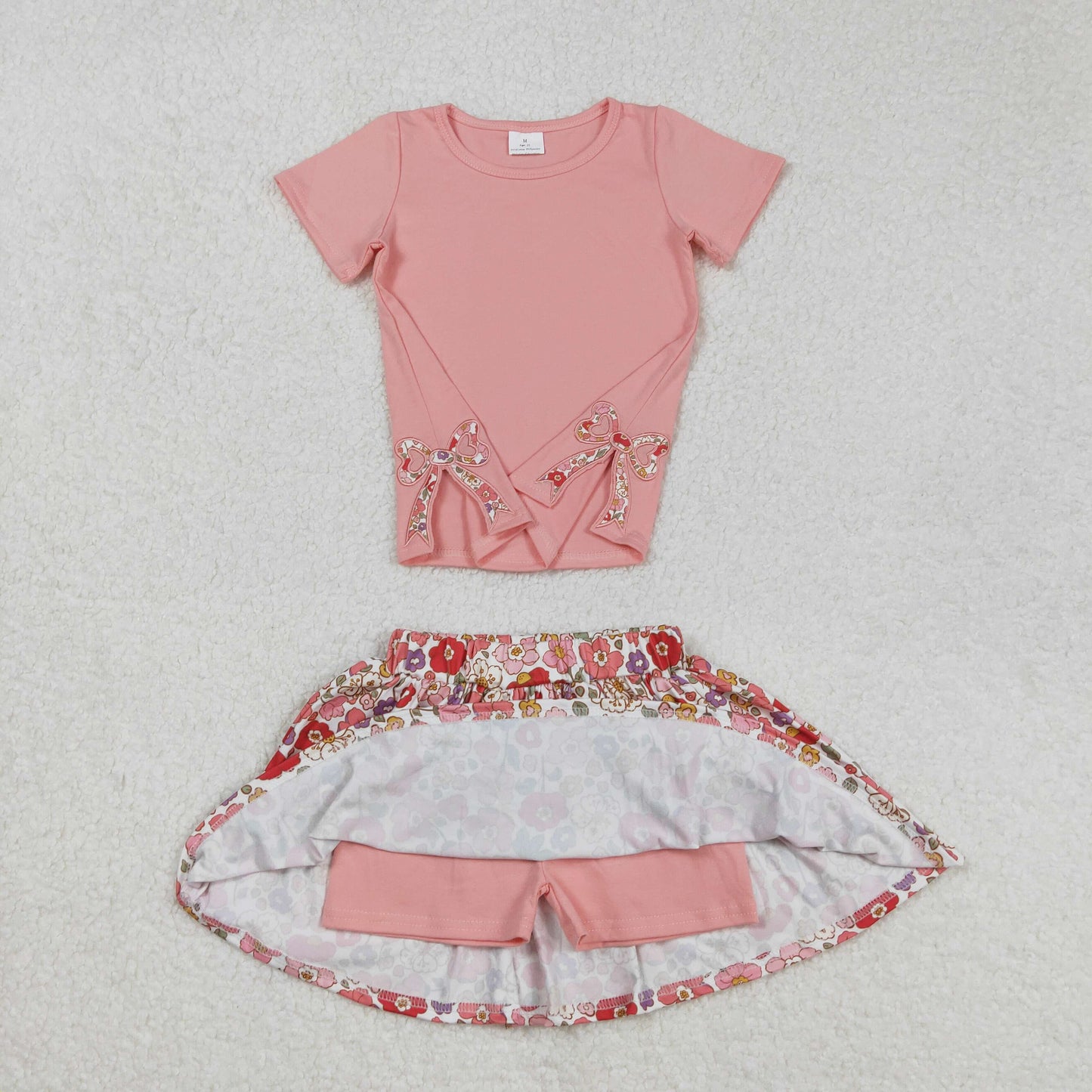 RTS no moq baby kids clothing childrens clothing girls skirts sets