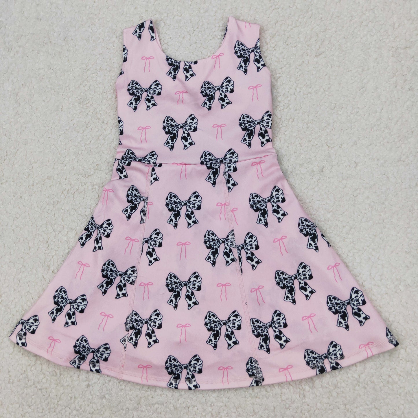 RTS NO MOQ baby girl clothes yoga floral short-sleeved skirt sets