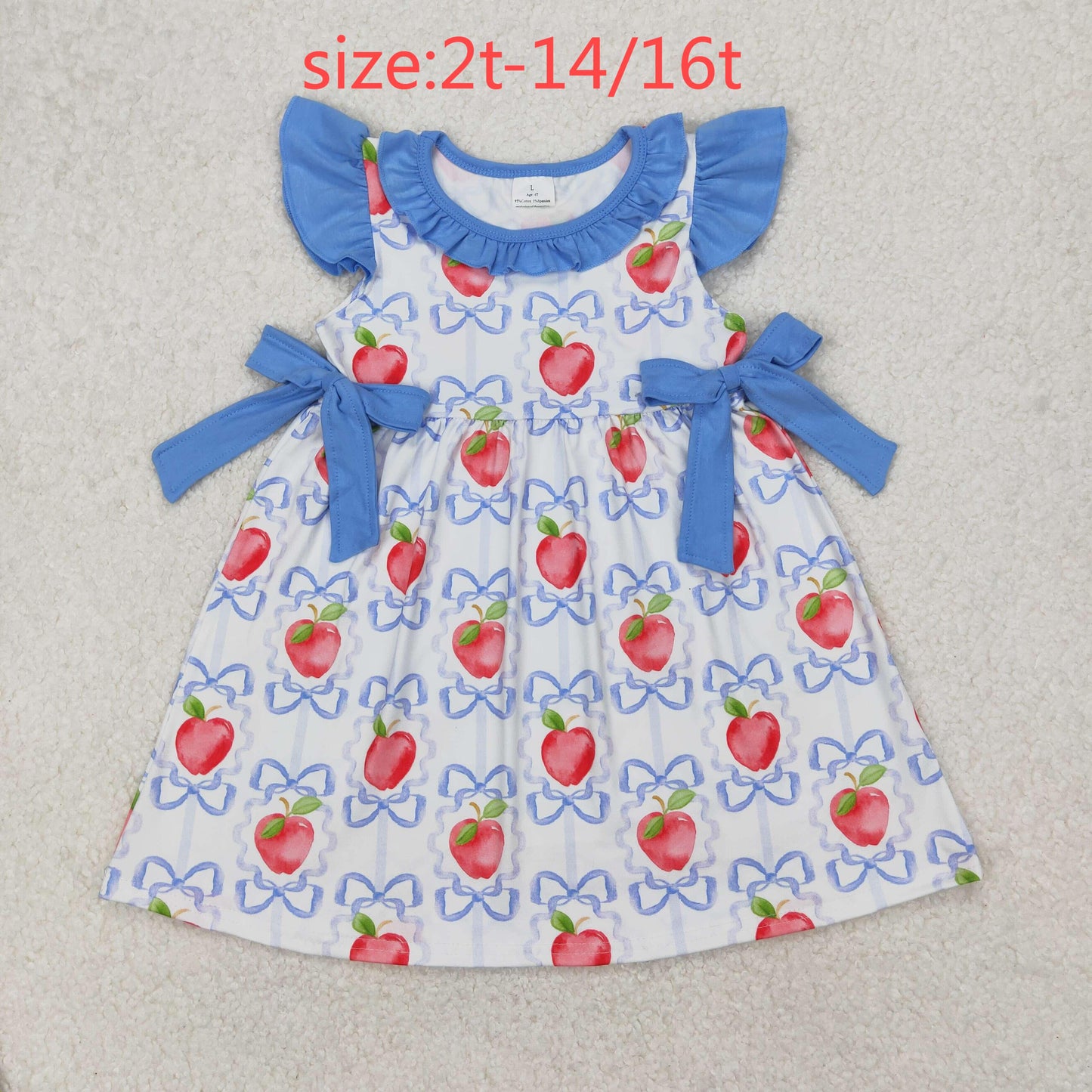 RTS NO MOQ Girls Boys back to school short sleeve Clothes Sets dress