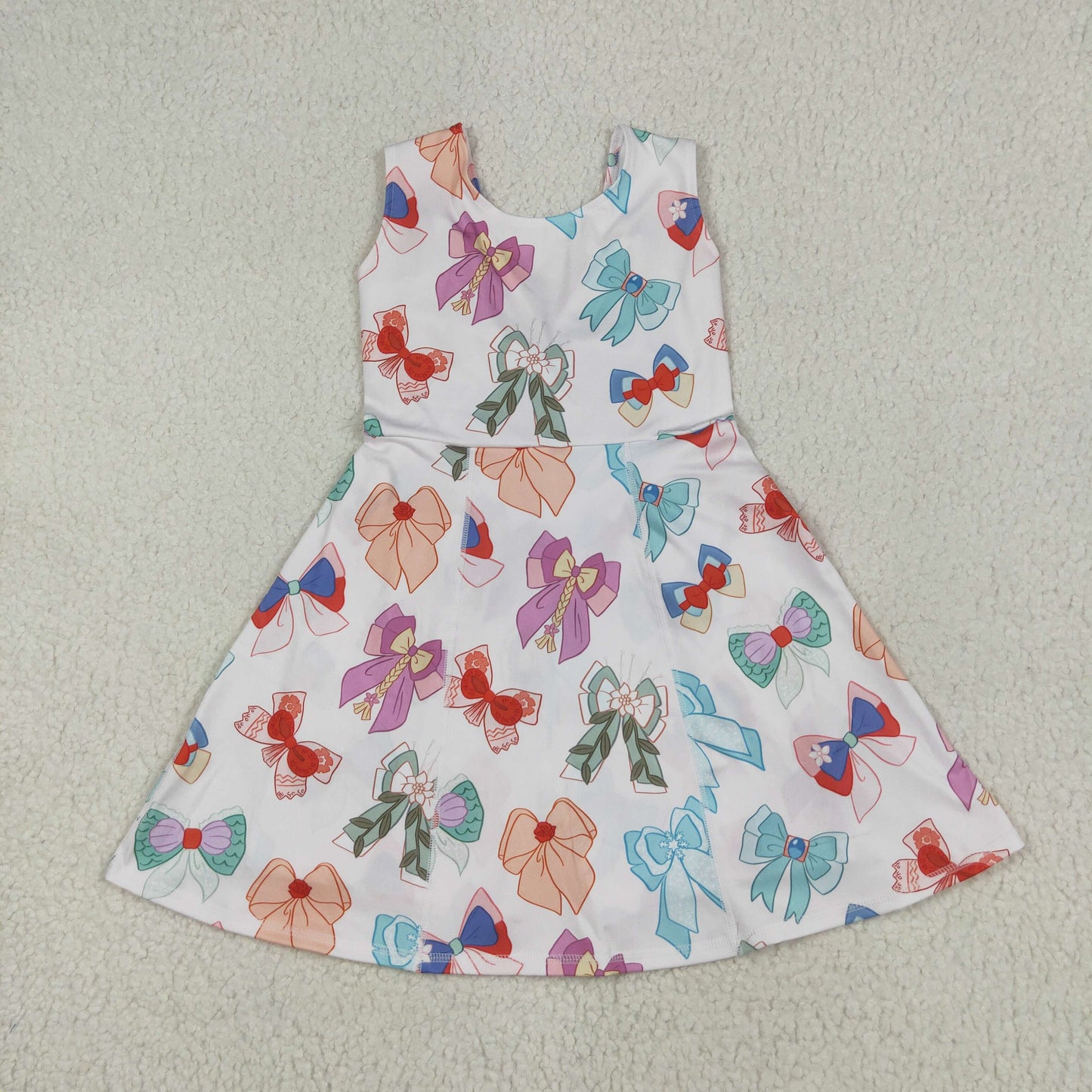 RTS NO MOQ baby girl clothes yoga floral short-sleeved skirt sets