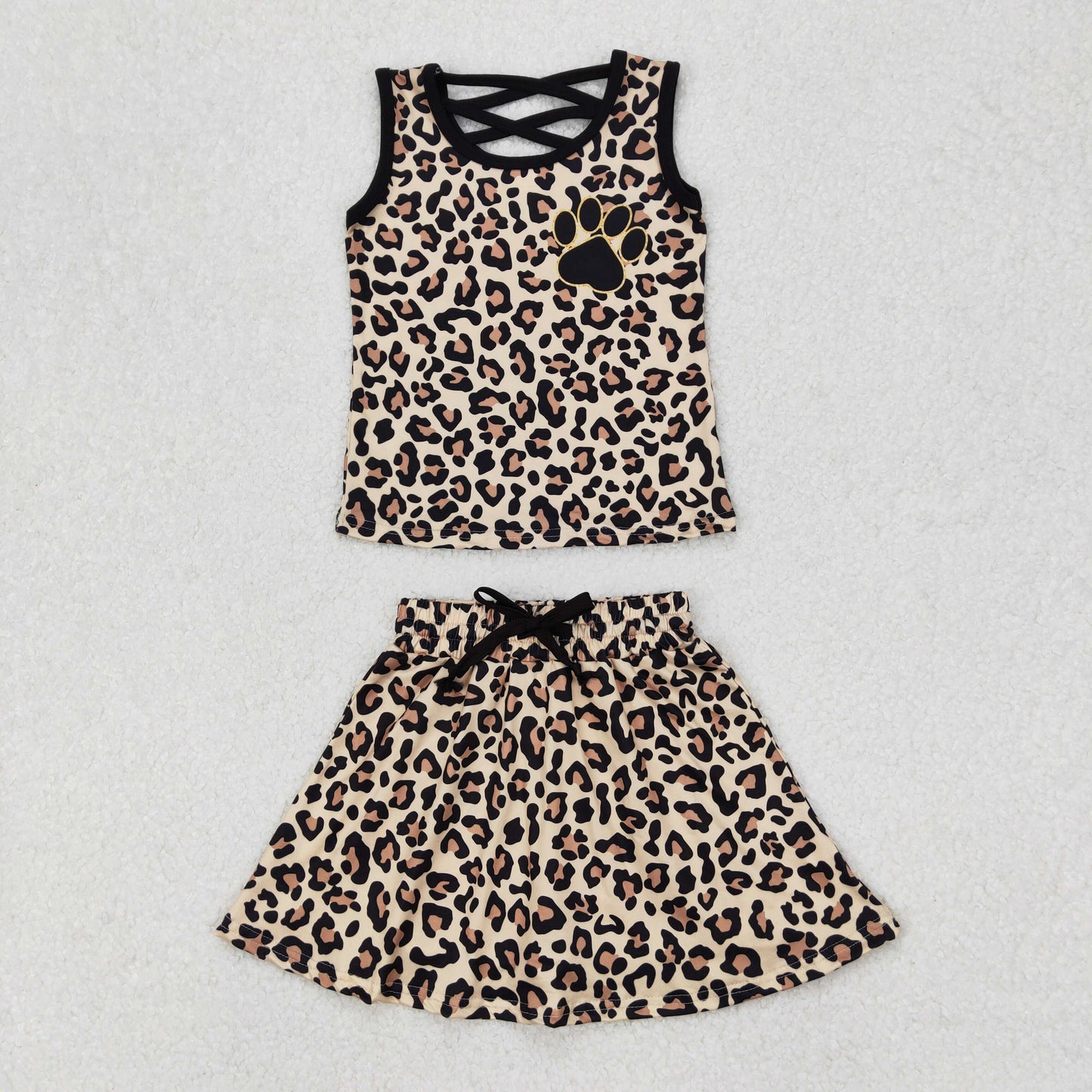 RTS NO MOQ Sibling Cute Clothes  baby girls clothes  short Sleeve skirts sets