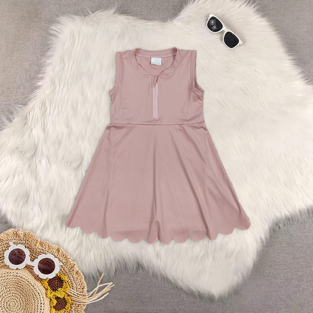 RTS NO MOQ Sibling baby girl clothes yoga suspender skirt sets