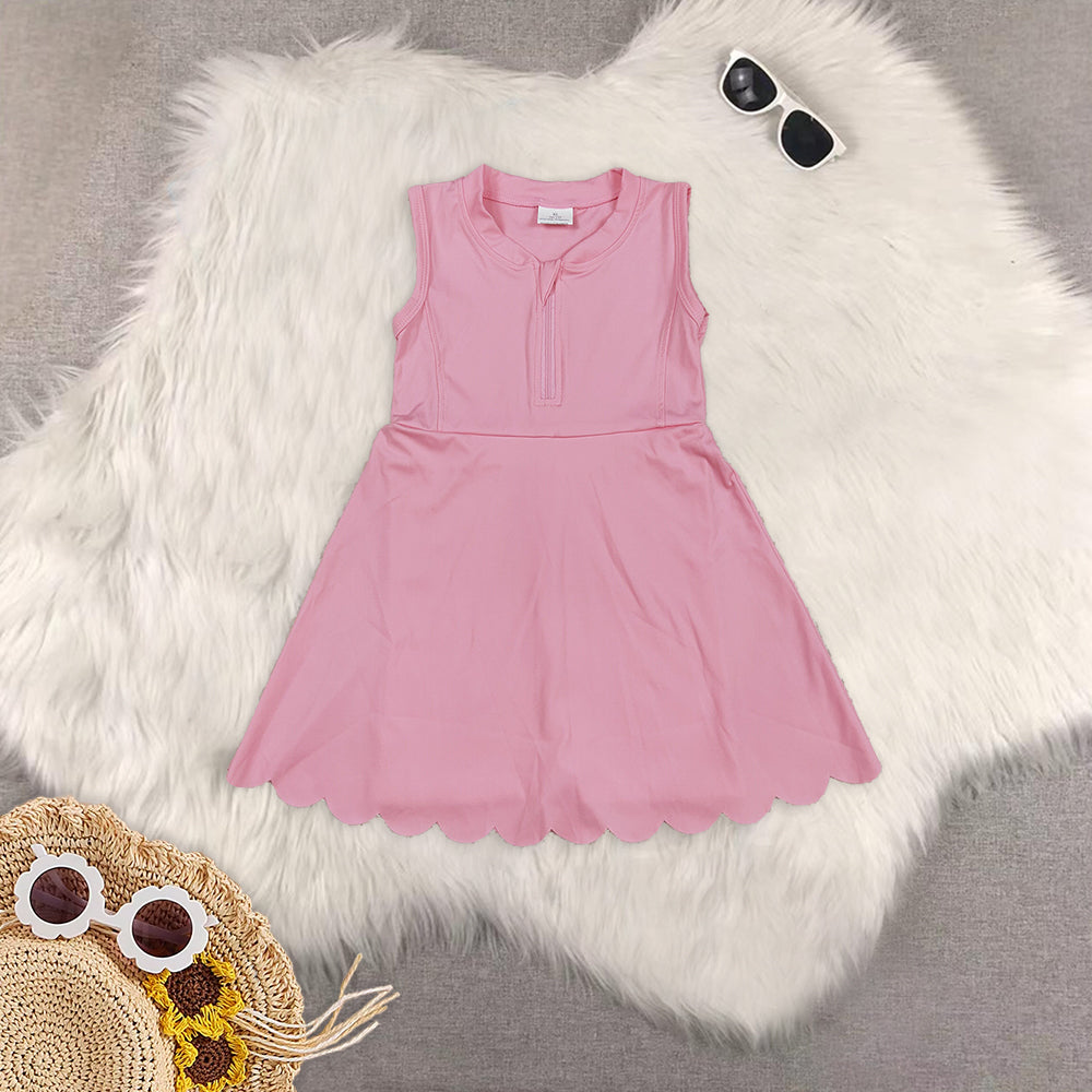 RTS NO MOQ Sibling baby girl clothes yoga suspender skirt sets