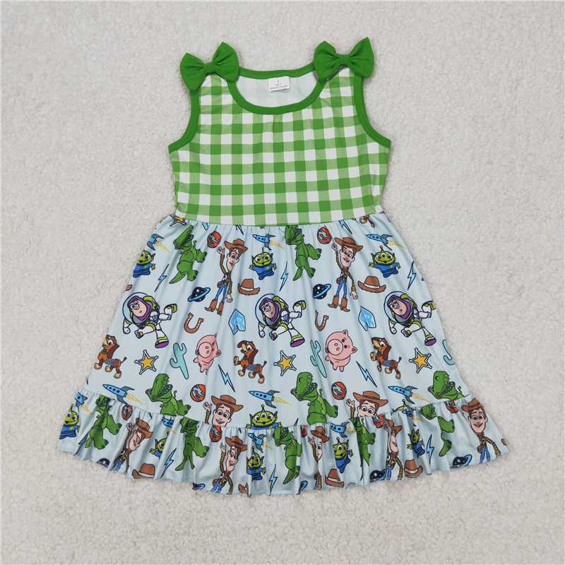 RTS NO MOQ Sibling yoga fabric Baby Girls Vests Skirt Short Yoga Active Clothes Set Dress Rompers