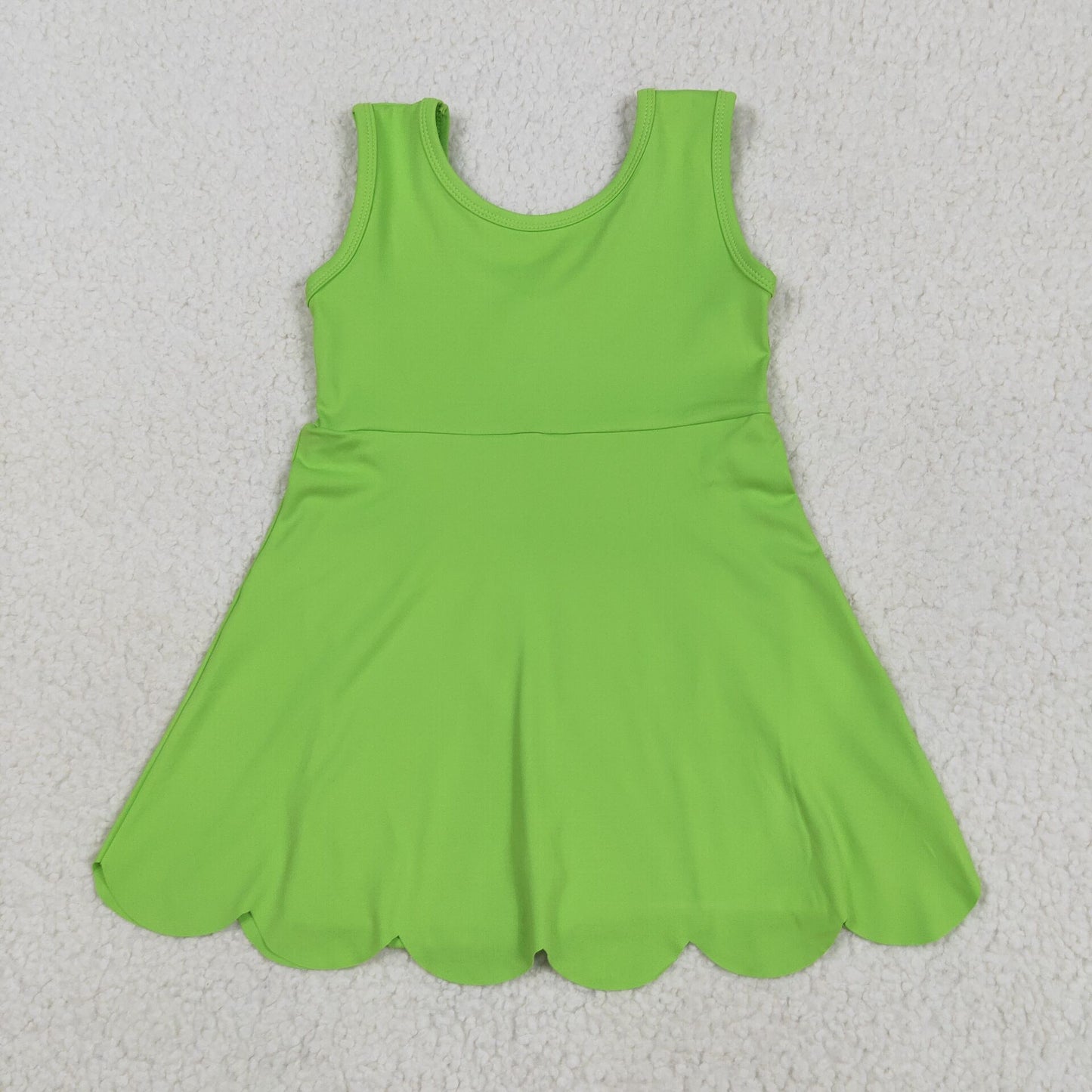 RTS NO MOQ Sibling baby girl clothes yoga pure color suspender skirt sets