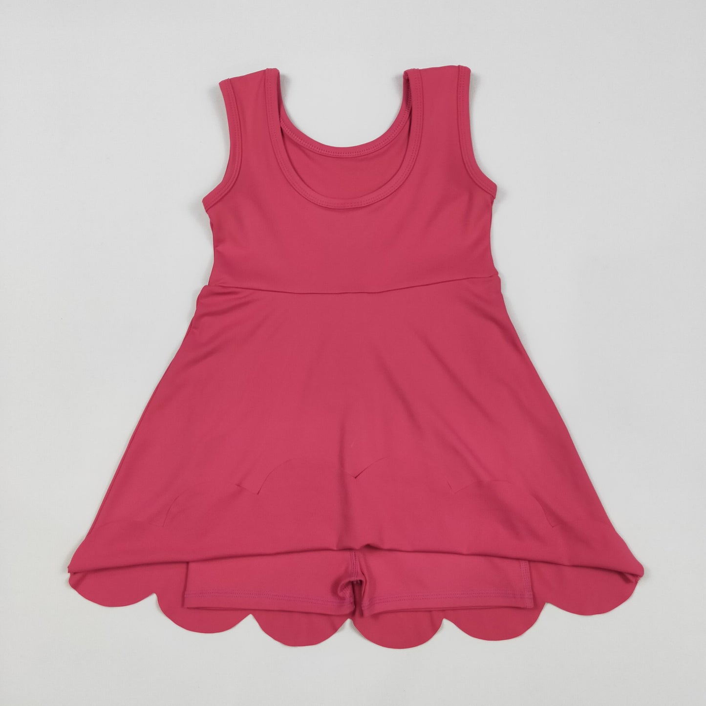 RTS NO MOQ Sibling baby girl clothes yoga pure color suspender skirt sets