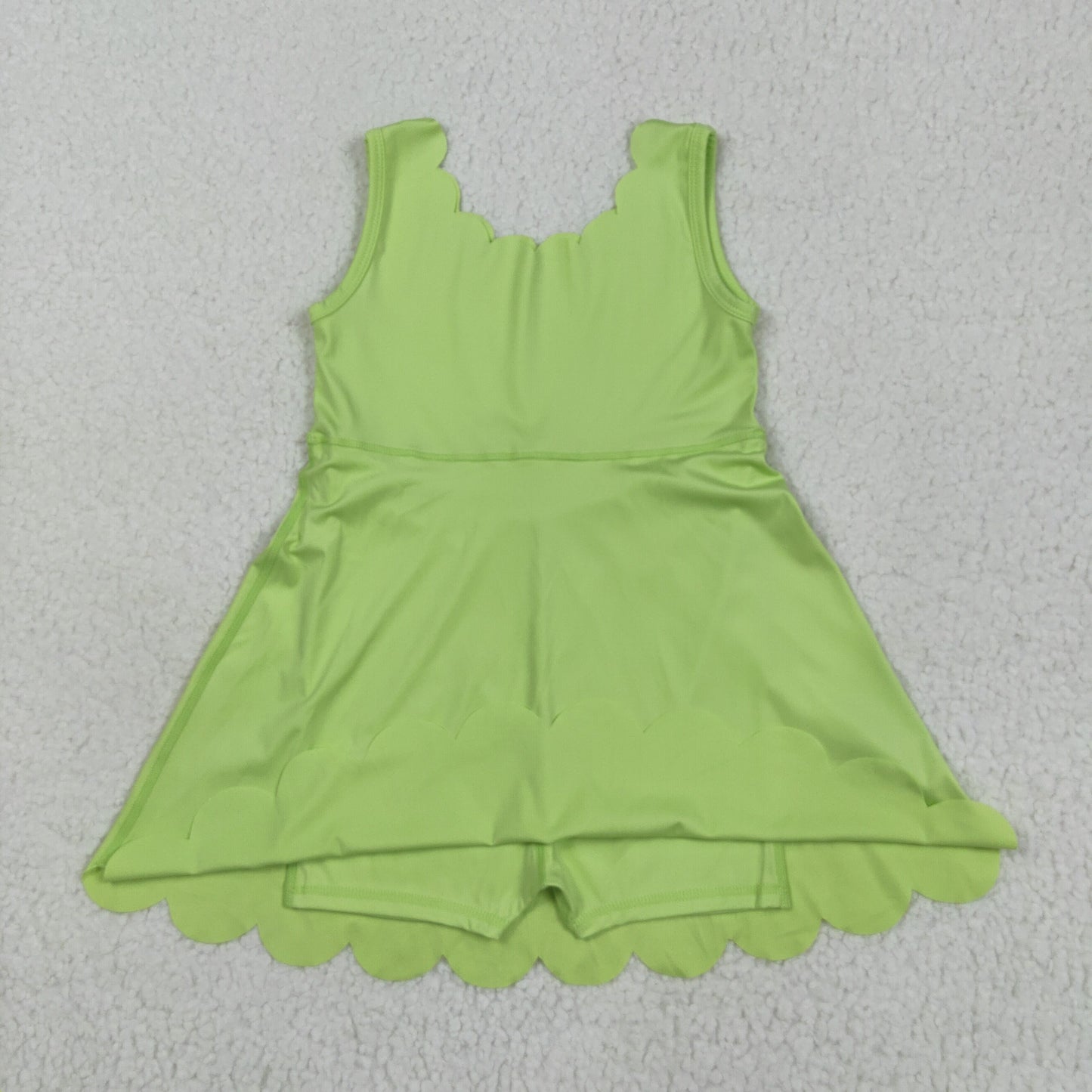 RTS NO MOQ Sibling baby girl clothes yoga suspender skirt sets