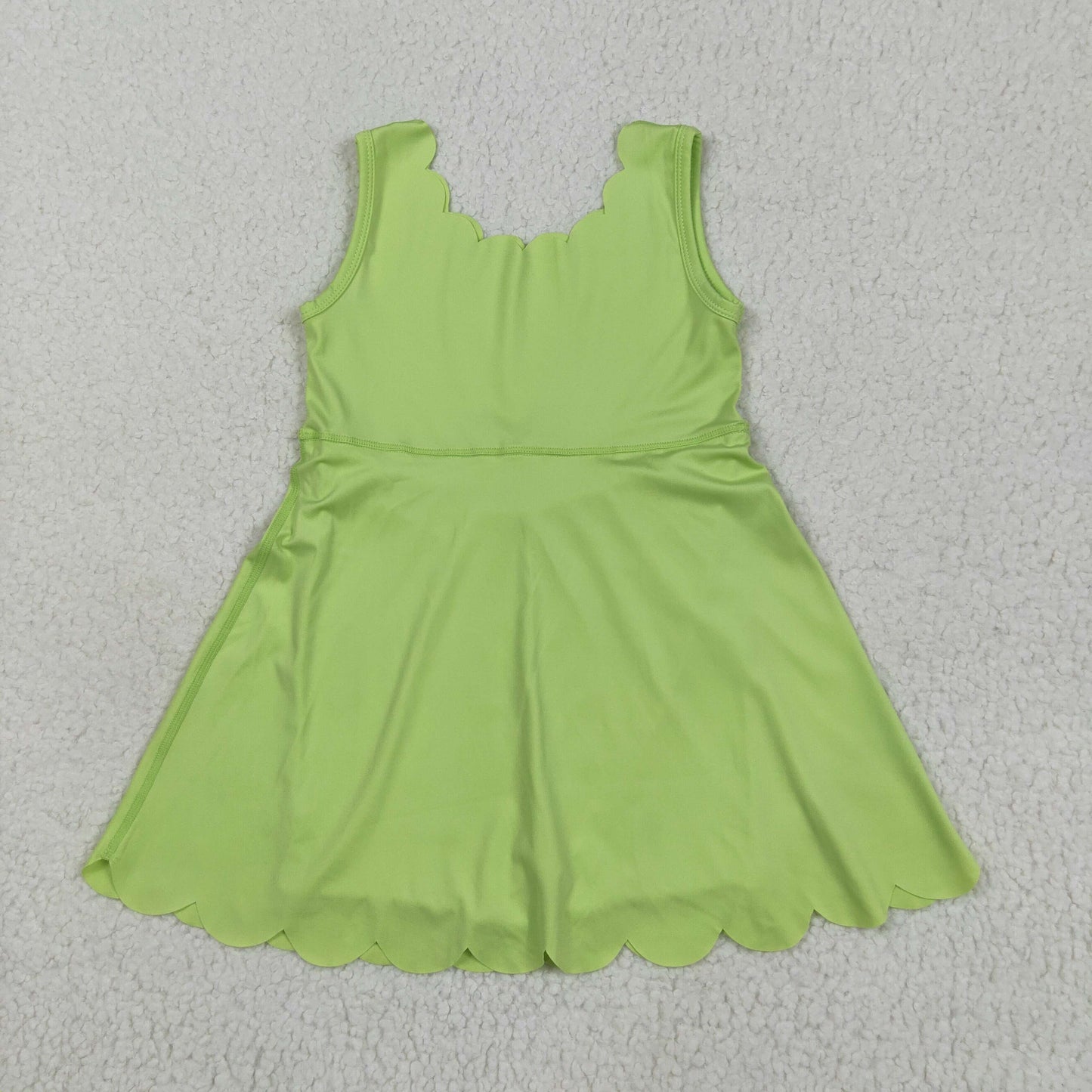 RTS NO MOQ Sibling baby girl clothes yoga suspender skirt sets
