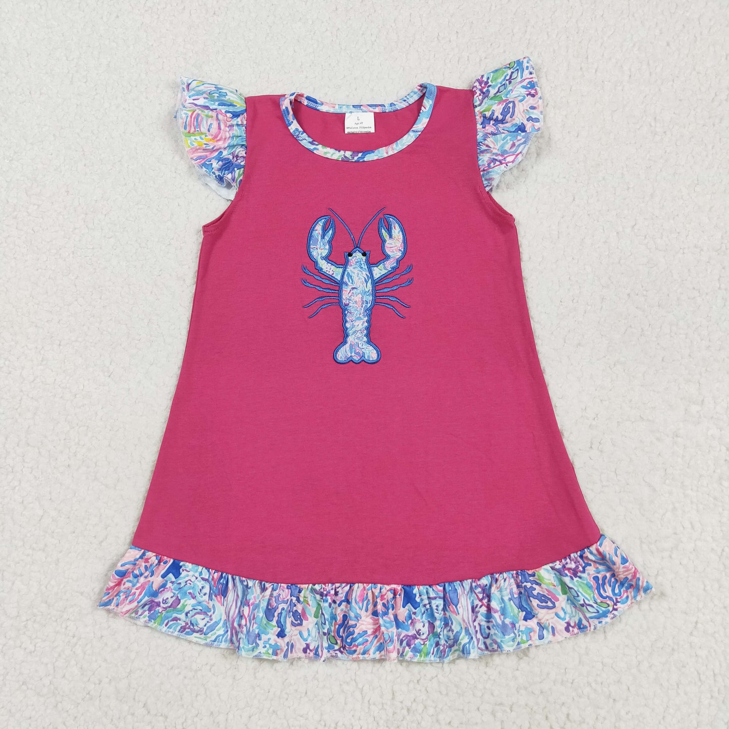 RTS NO MOQ Sibling Baby girls boy clothes embroidery short sleeve shorts suit & rompers and dress