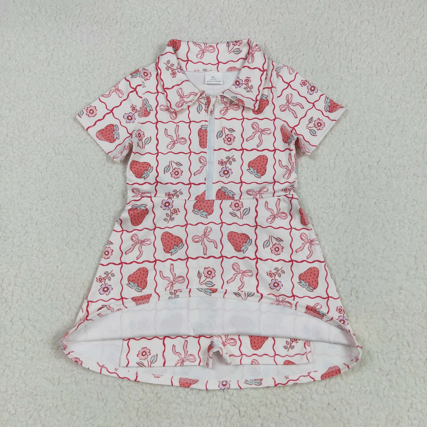 RTS NO MOQ Girls clothes yoga short sleeve Clothes Sets dress