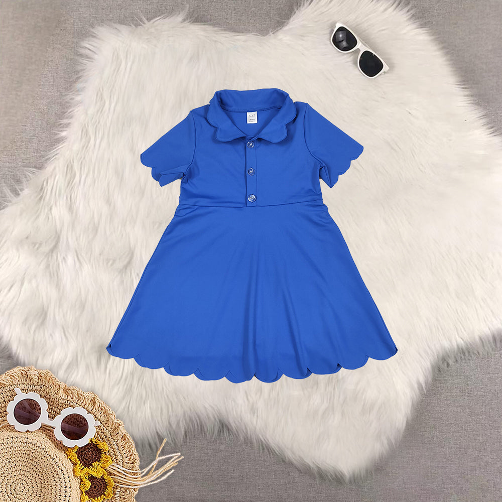 RTS NO MOQ Sibling baby girl clothes yoga solid color sleeveless dress