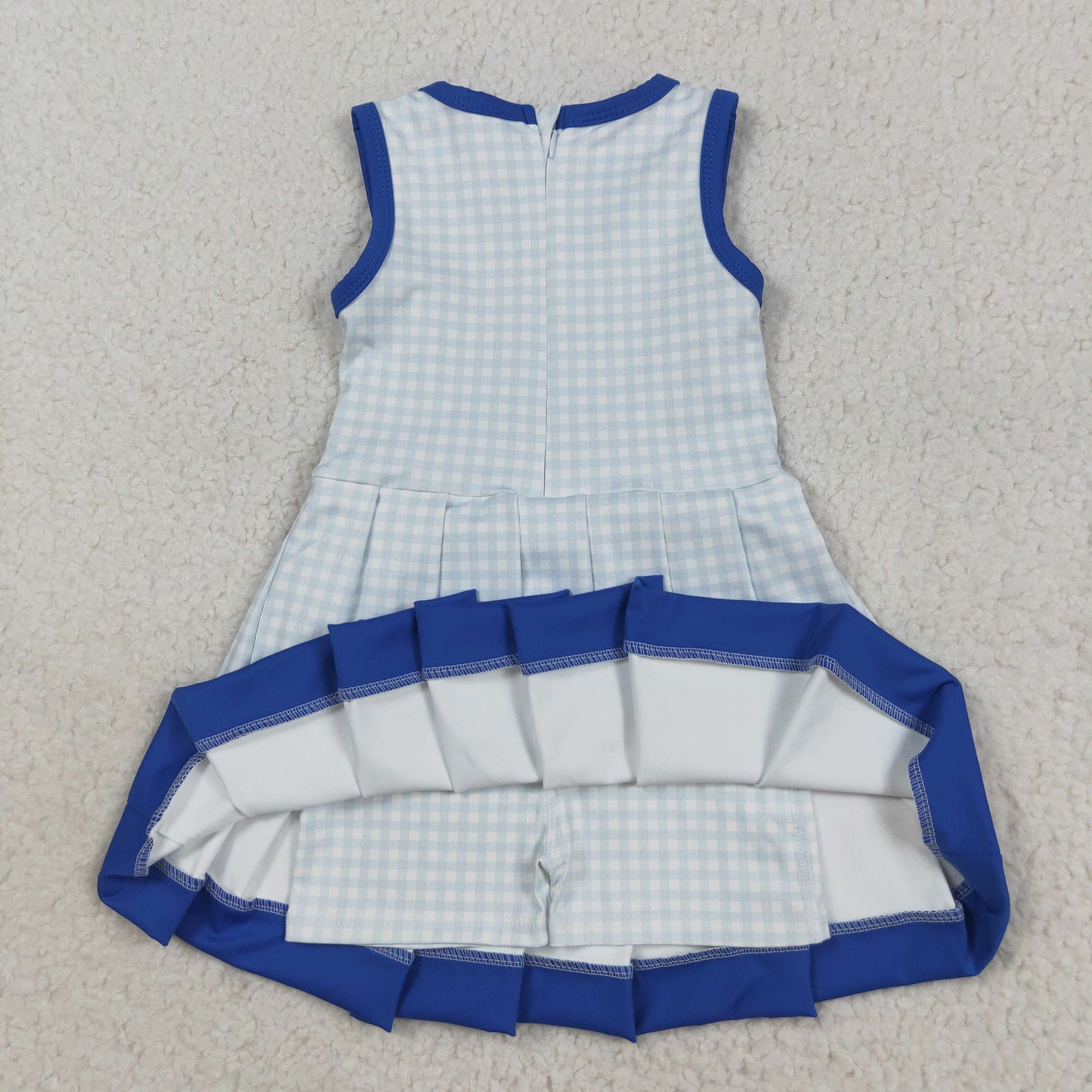 RTS NO MOQ Sibling baby girl clothes solid color skirt yoga dresses 3