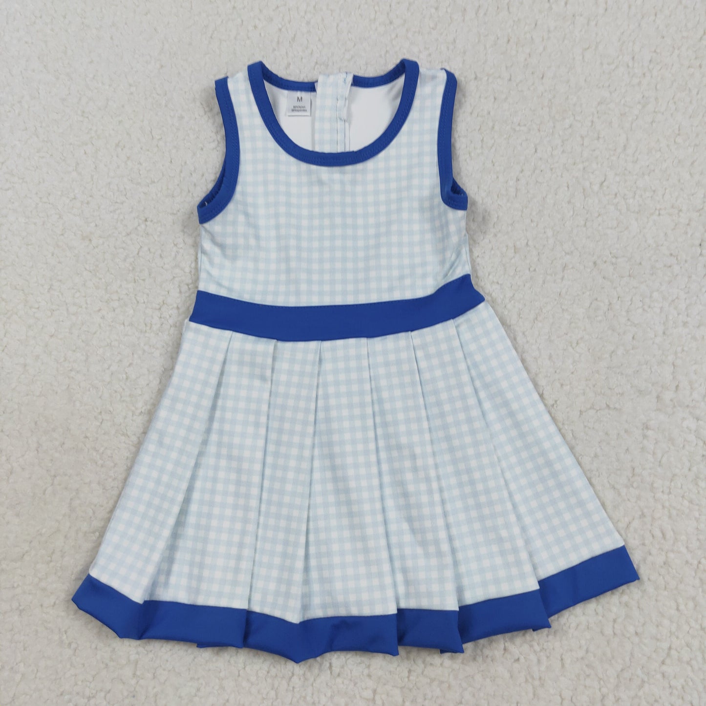 RTS NO MOQ Sibling baby girl clothes solid color skirt yoga dresses 3