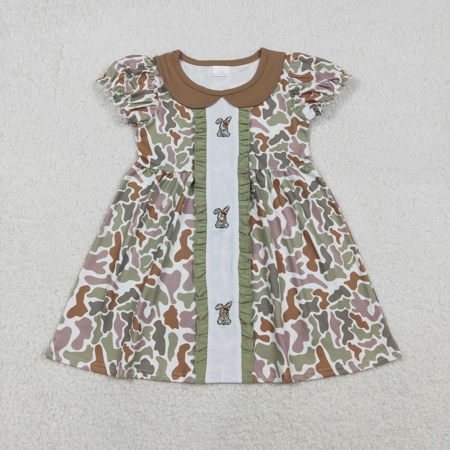 RTS NO MOQ Sibling baby girl boy clothes embroidery easter short-Sleeve rompers and sets and dress