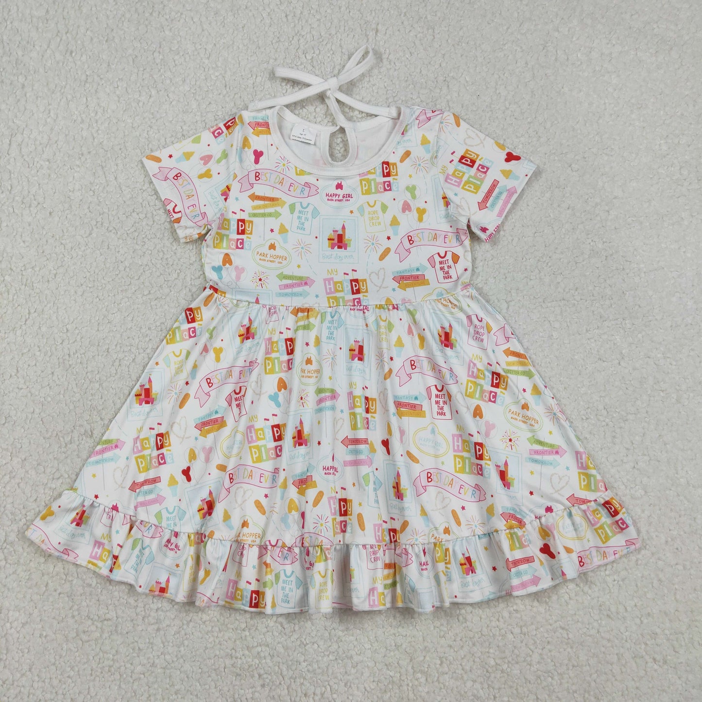 RTS NO MOQ sibling baby girls clothes short sleeve Clothes Sets and dress